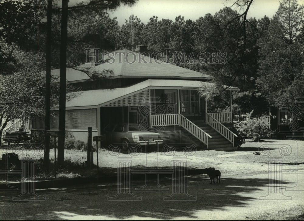 1985 Press Photo Private House in Vredenburgh, Alabama- Historic Images