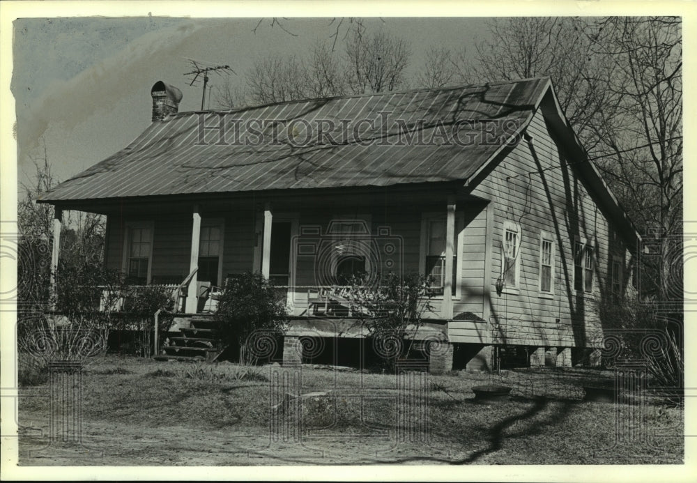 1987 Press Photo Exterior of a home in Centerville, Alabama- Historic Images