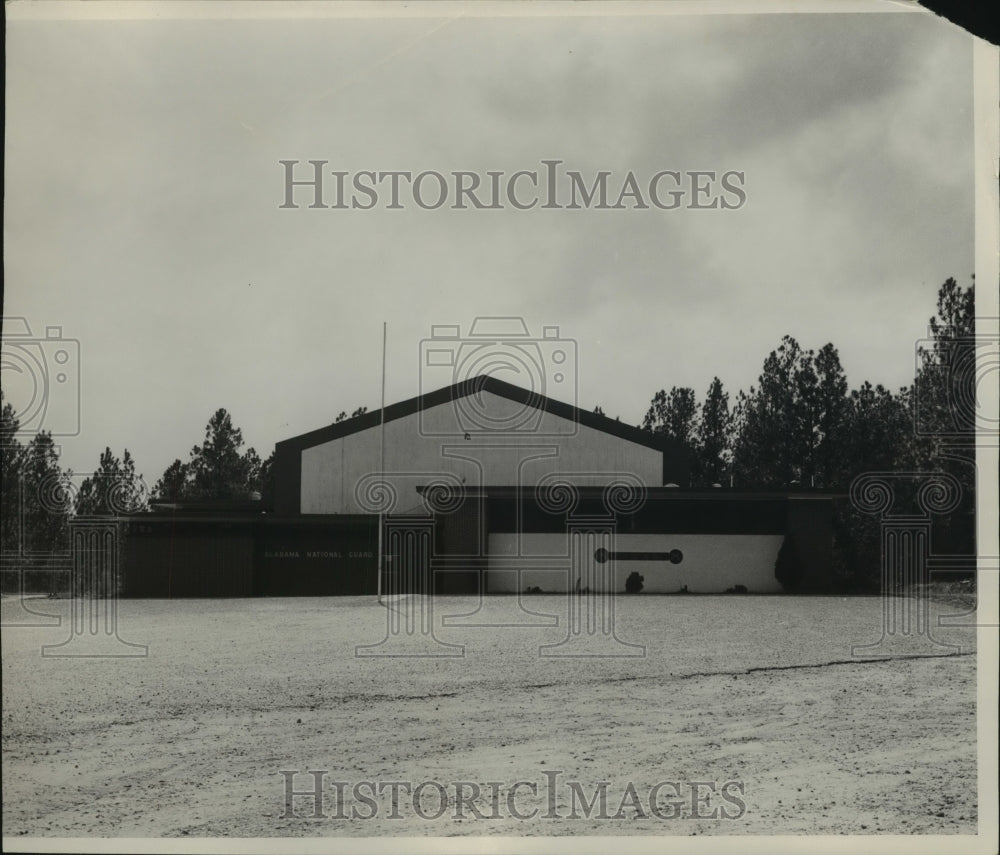 1964 Press Photo Washington National Guard Armory exterior, Chatom, Alabama- Historic Images