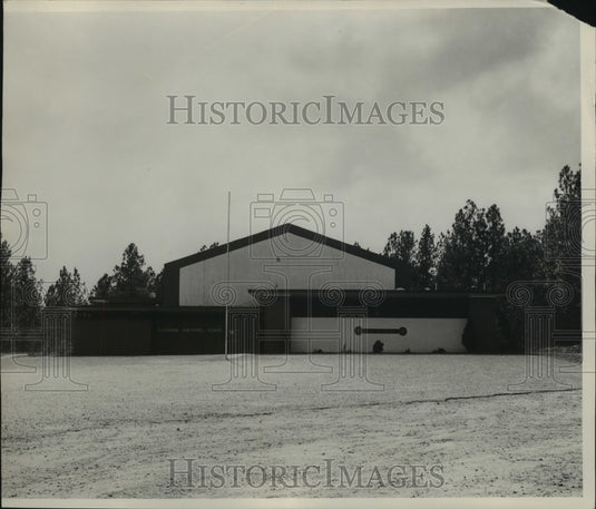 1964 Press Photo Washington National Guard Armory exterior, Chatom, Alabama- Historic Images
