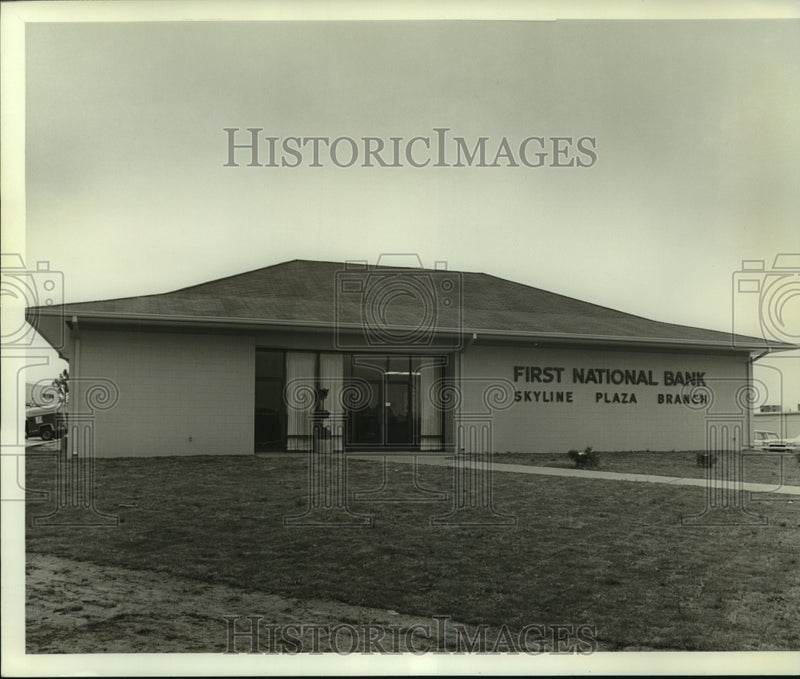 Load image into Gallery viewer, 1974 Press Photo Exterior of First National Bank, Skyline Plaza Branch, Alabama

