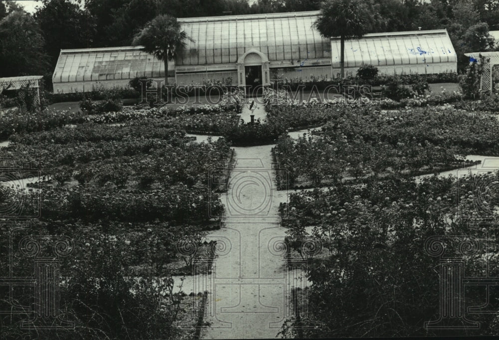 1989 Press Photo Bellingrath Greenhouse and Gardens, Alabama- Historic Images