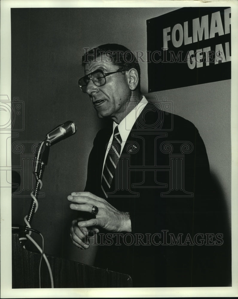 1982 Press Photo Emory Folmar, Birmingham, Alabama, Mayor- Historic Images