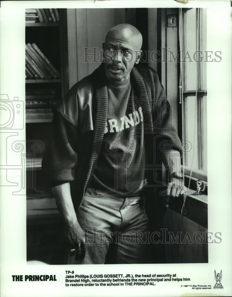 1987 Press Photo Louis Gossett Jr. stars in film Ã¢â‚¬Å“The PrincipalÃ¢â‚¬Â - amra04593- Historic Images