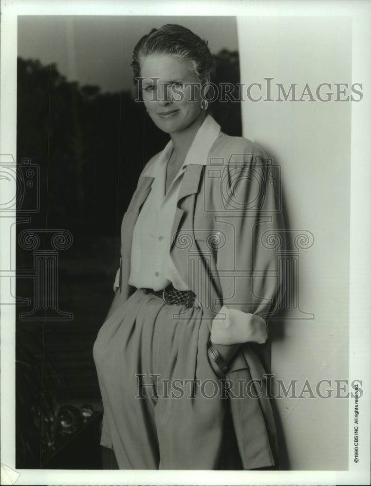 1991 Press Photo Actress Sharon Gless in CBS move â€œTrials of Rosie Oâ€Nellâ€- Historic Images