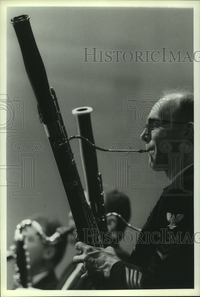 1990 Press Photo U.S. Navy Band Concert - amra04632- Historic Images