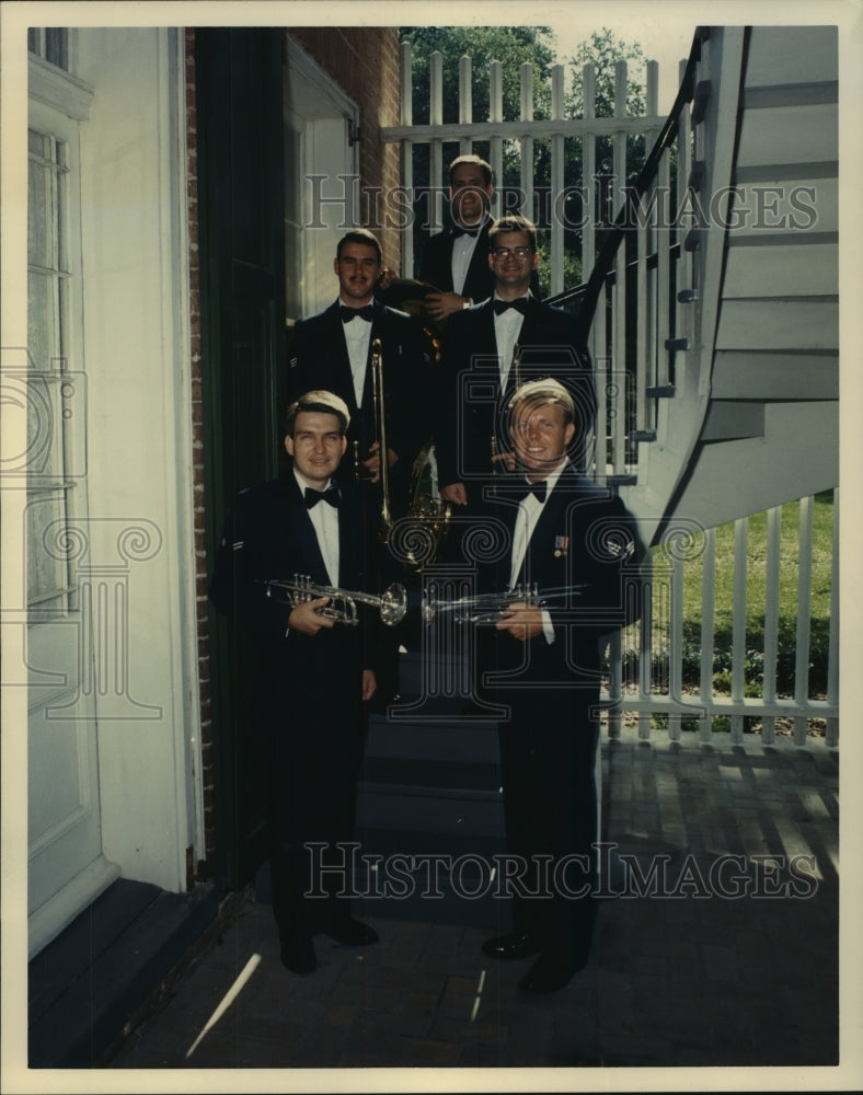 1989 Press Photo Members of U.S. Air Force Band - amra04635- Historic Images