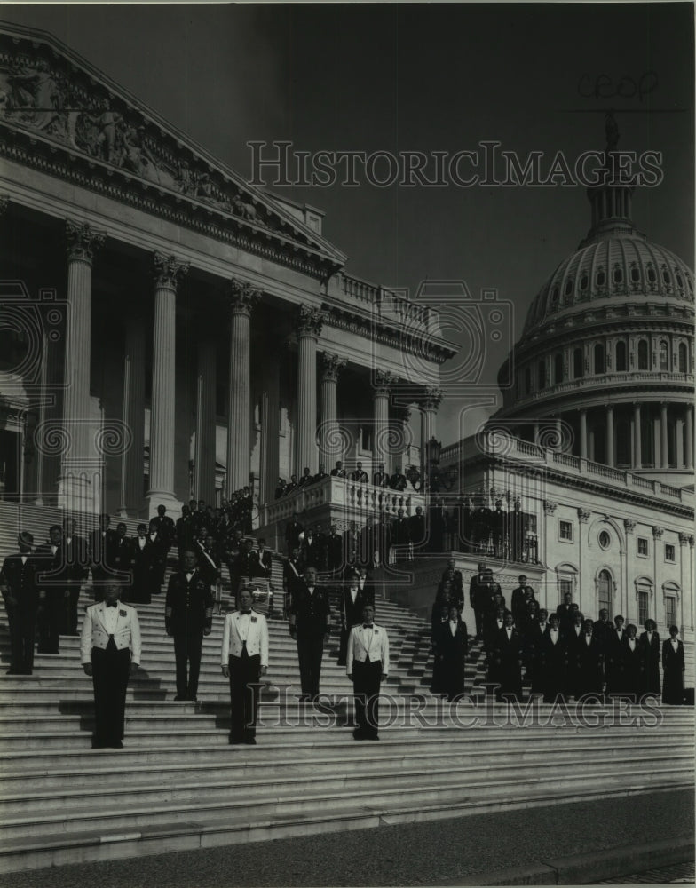 1992 Press Photo Members of The U.S. Army Field Band and Soldiers Chorus- Historic Images