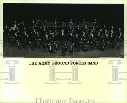 1988 Press Photo The Army Ground Forces Band in Fort McPherson, Georgia- Historic Images