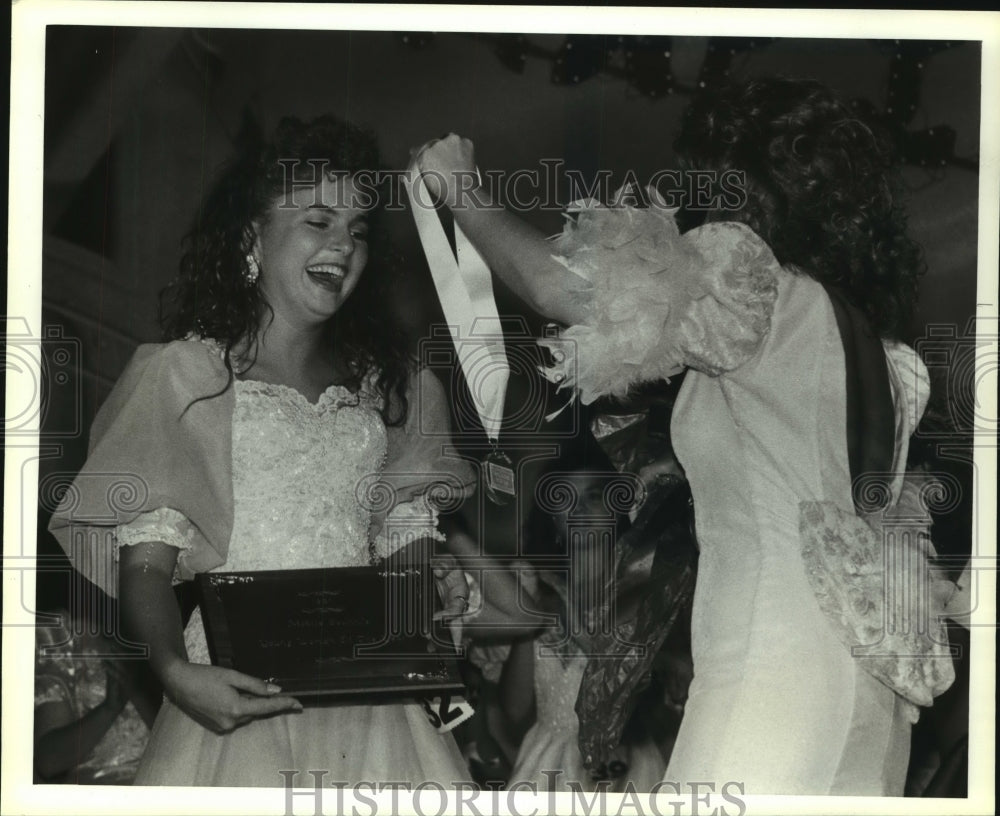 1990 Press Photo Myra Barginear, Beauty Contestant from Mississippi- Historic Images