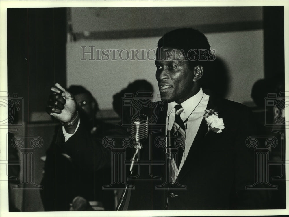 1983 Press Photo Johnny Ford, Tuskegee Mayor- Historic Images