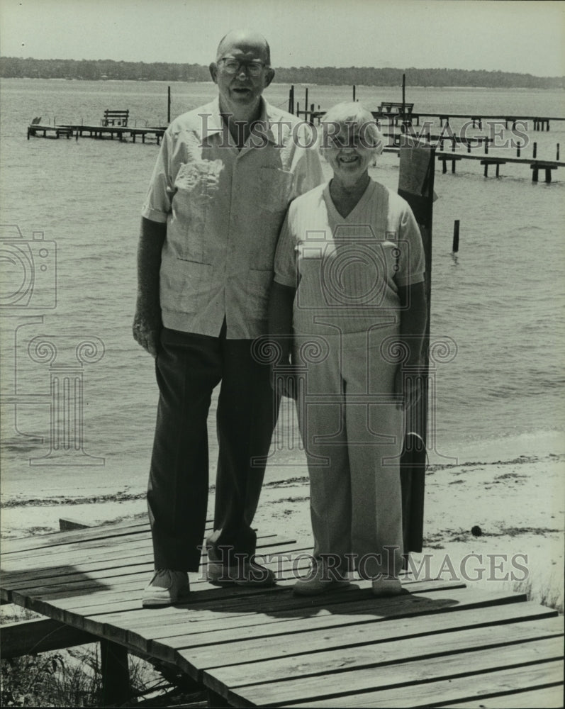 1986 Press Photo Tharon and Agnes Mason of Josephine, Alabama- Historic Images