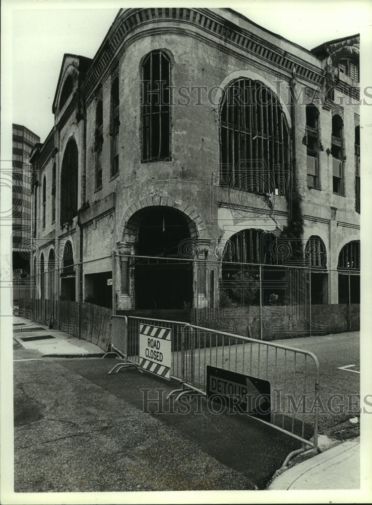 1991 Press Photo German Relief Hall on Conti &amp; St. Emanuel Streets in Mobile- Historic Images