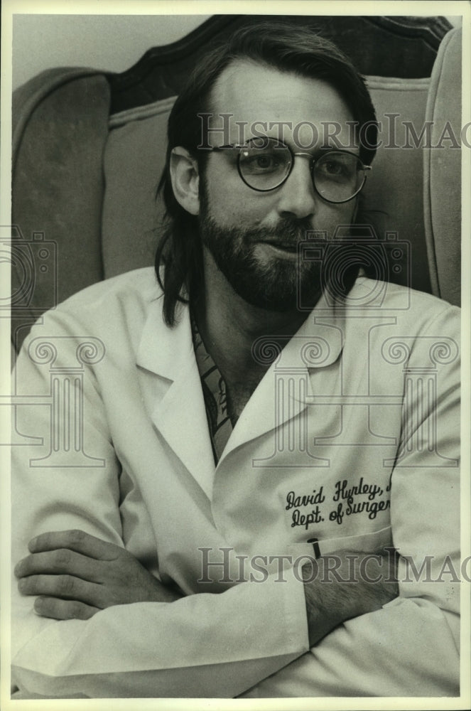 1988 Press Photo Surgeon Dr. David Hurley in Alabama - Historic Images