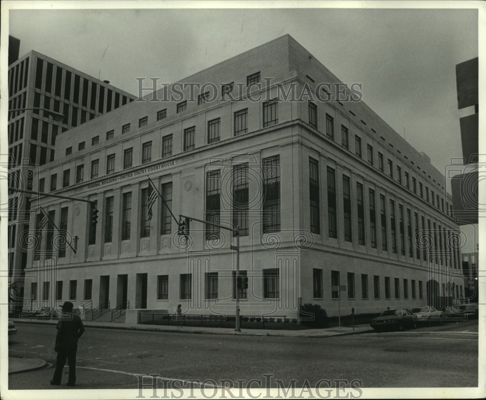 1981 Press Photo Exterior view of Federal Building, Alabama- Historic Images