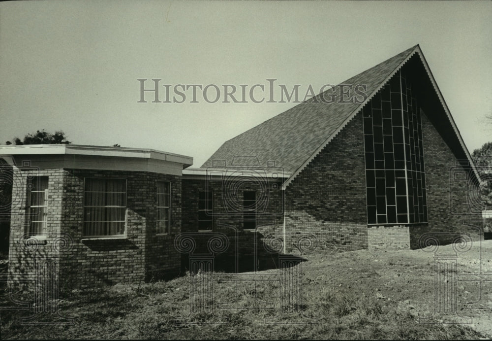 1976 Press Photo Exterior view of a home, Alabama- Historic Images