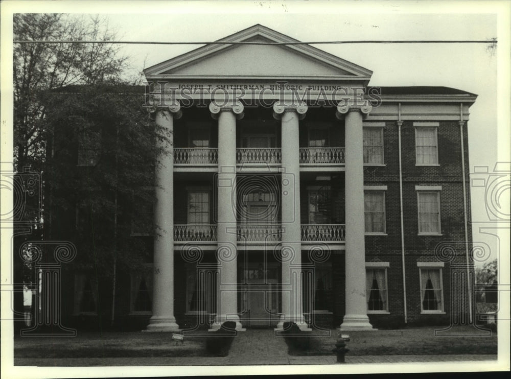 1986 Press Photo Joseph T. Smitherman Historic Building, Selma, Alabama- Historic Images