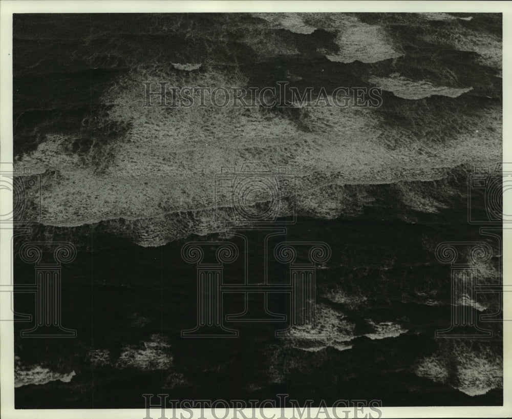 1975 Press Photo Aerial view of Hurricane Eloise, Alabama- Historic Images