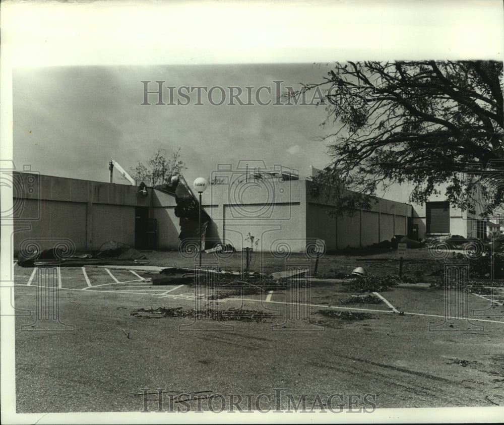 1979 Press Photo Hurricane Frederic Damaged Prichard Municipal Complex, Alabama- Historic Images