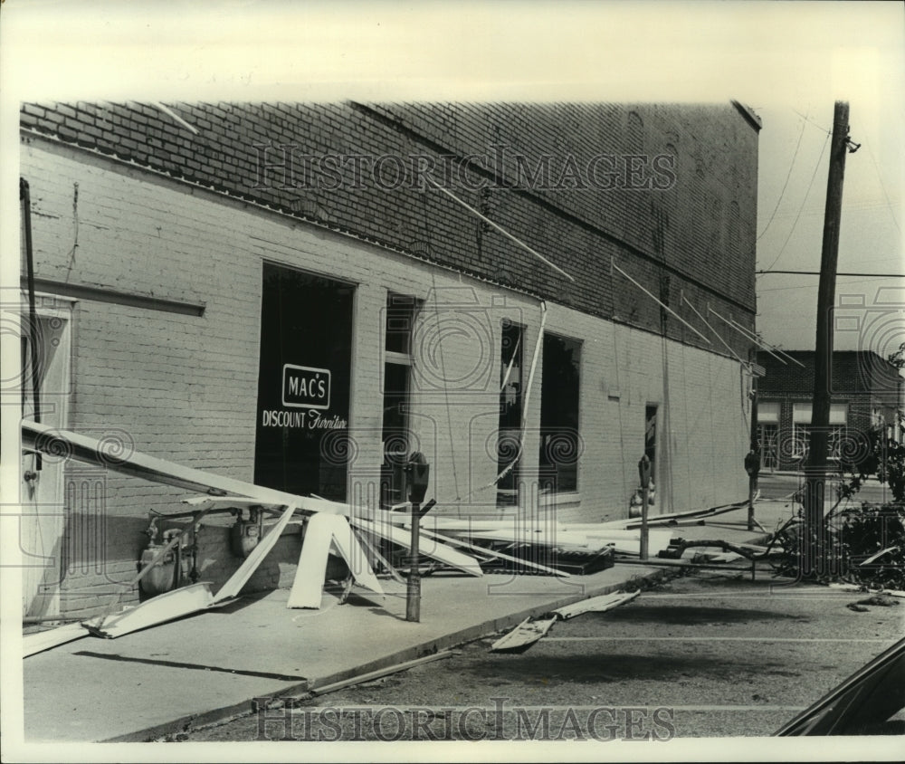 1979 Press Photo Hurricane Frederic Damage, Baldwin County, Alabama- Historic Images