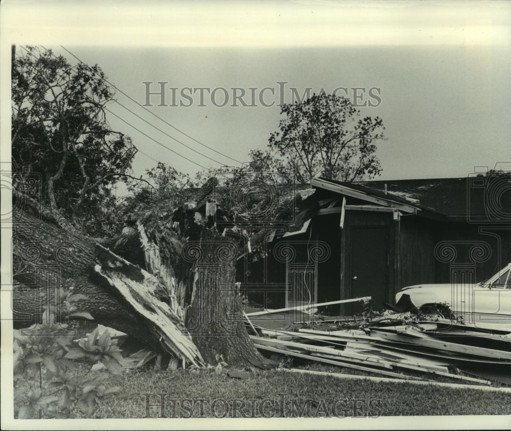 1979 Press Photo Hurricane Frederic Damage, Baldwin County, Alabama- Historic Images