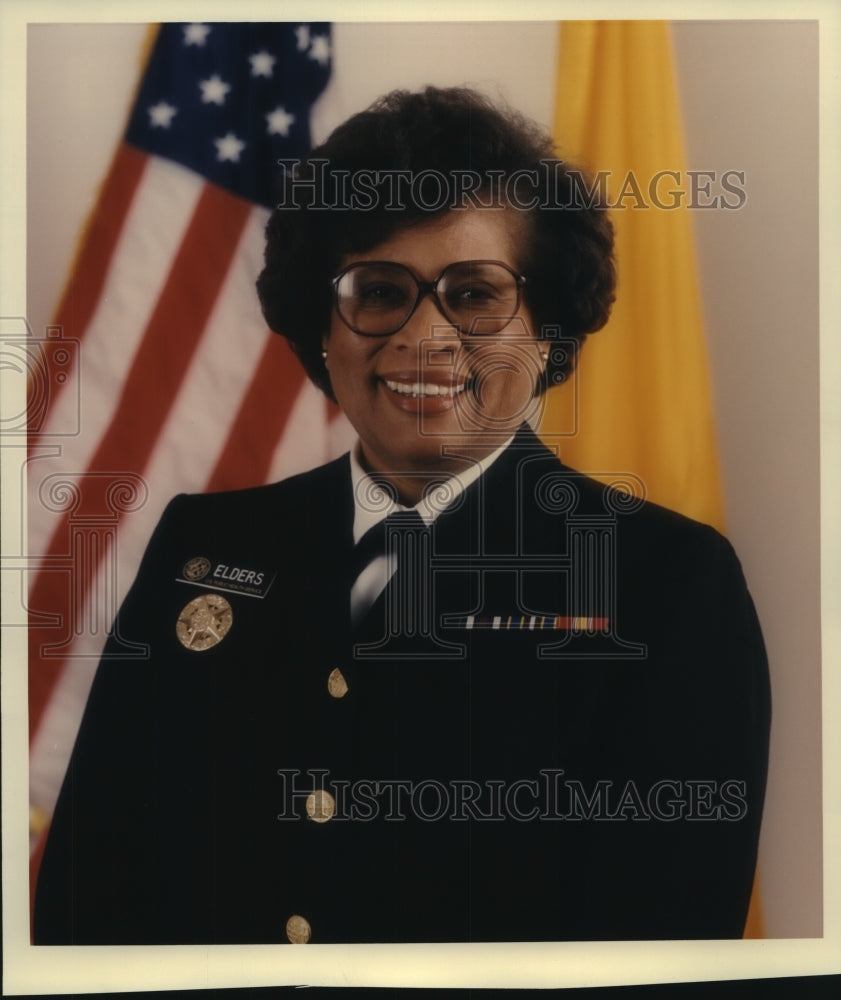 Press Photo U.S. Surgeon General Dr. Joycelyn Elders- Historic Images