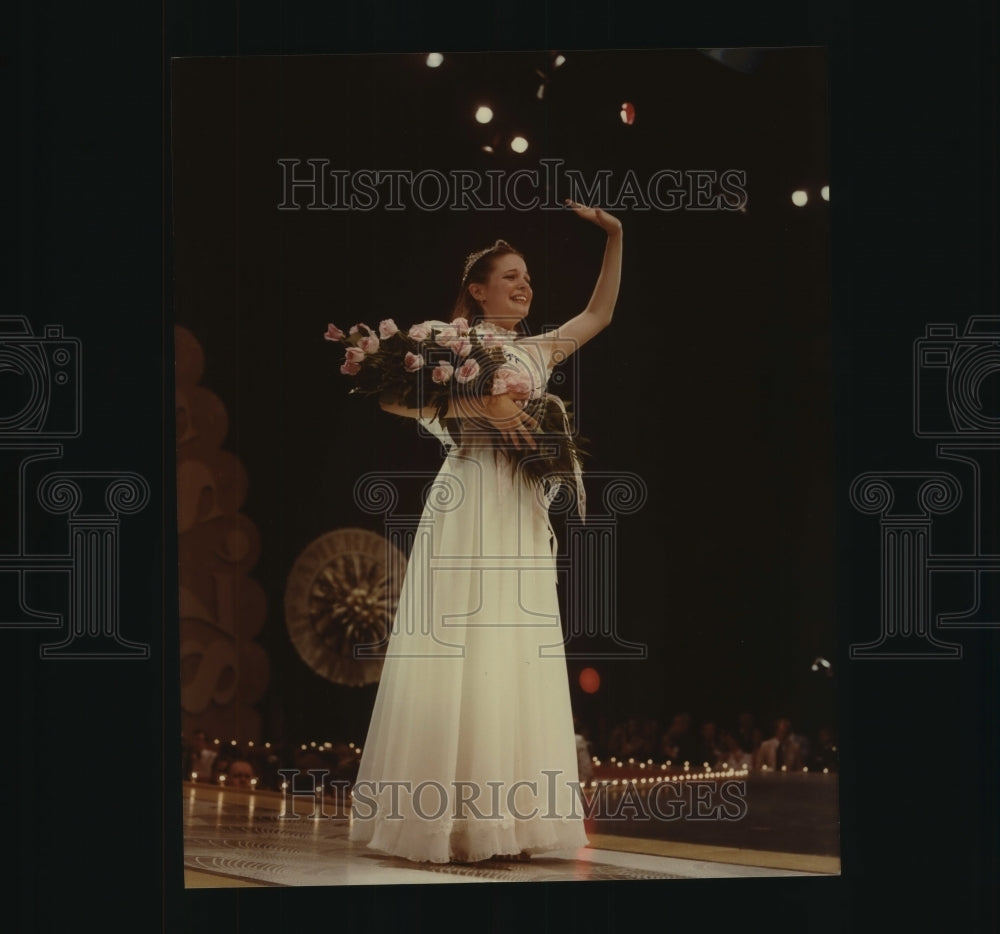 Press Photo Kim Crosby at Beauty Pageant, Alabama- Historic Images