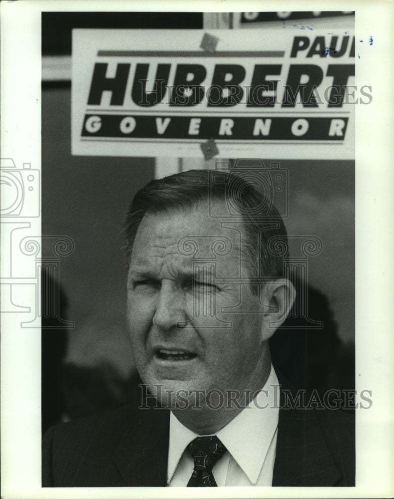 1990 Press Photo Paul Hubbert Running For Governor, Alabama- Historic Images