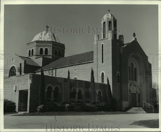 1988 Press Photo Exterior of Annunciation Greek Orthodox Church, Alabama- Historic Images