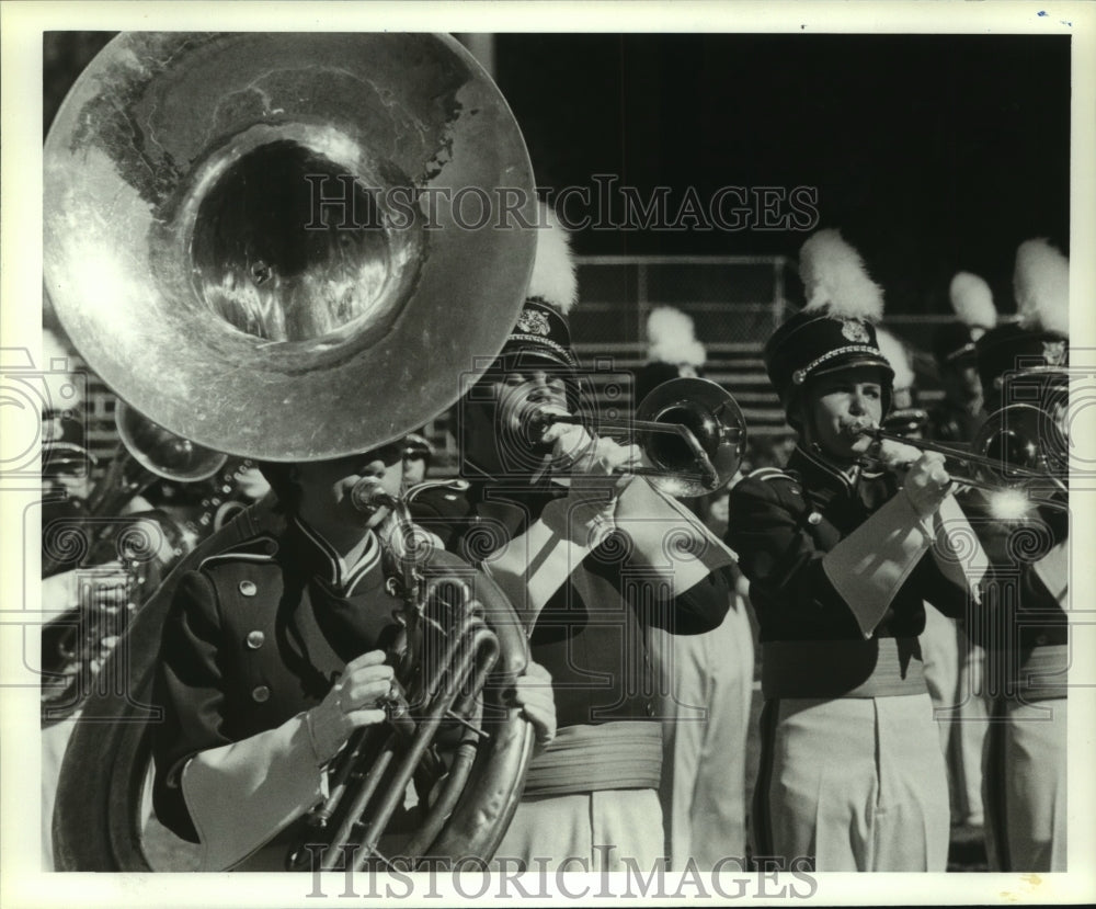 1990 Press Photo Band Festival at Citronella, Alabama- Historic Images