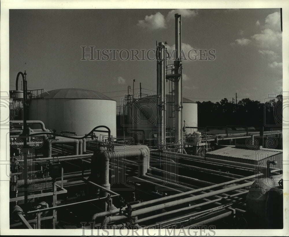 1982 Press Photo Diamond Shamrock Plant, Janis Road, Mobile, Alabama- Historic Images