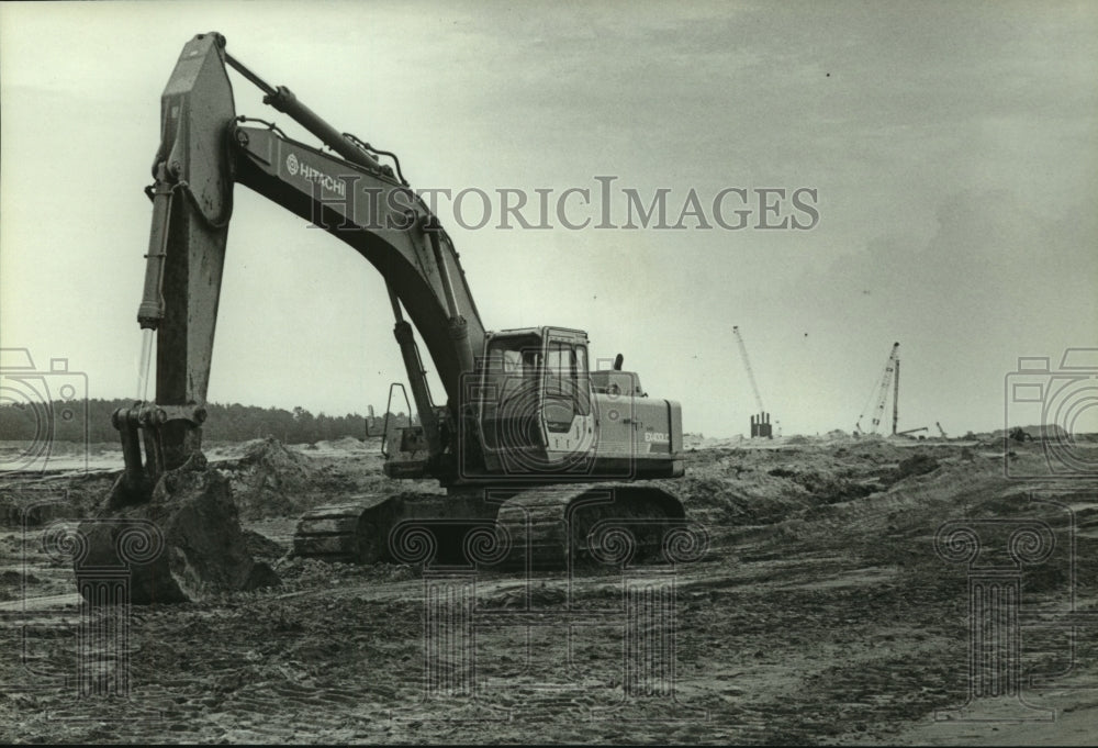 1989 Press Photo Homeport construction site, Alabama- Historic Images