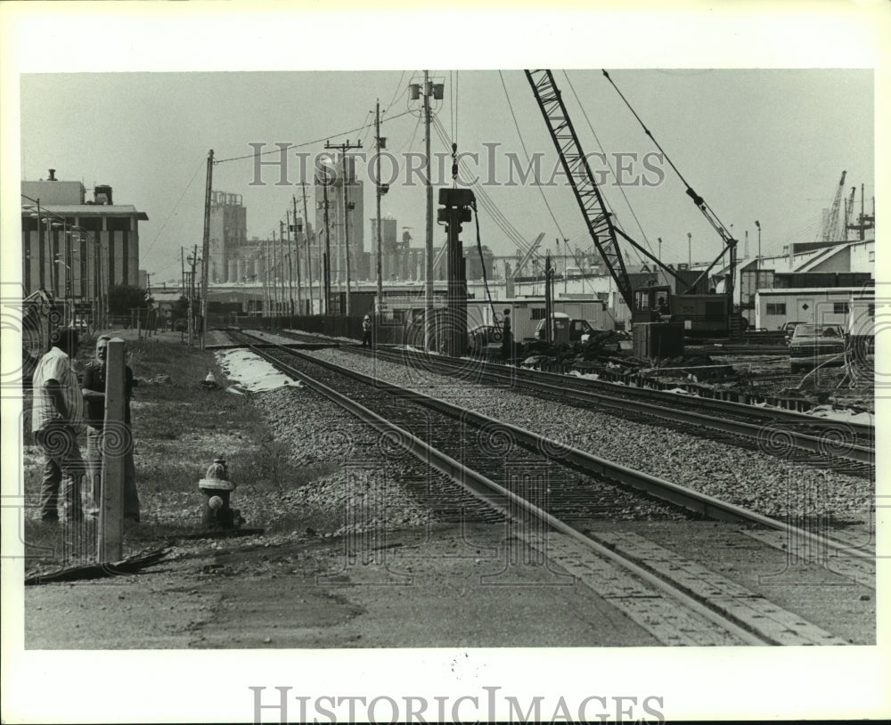 1991 Press Photo Convention Center Construction, Alabama- Historic Images