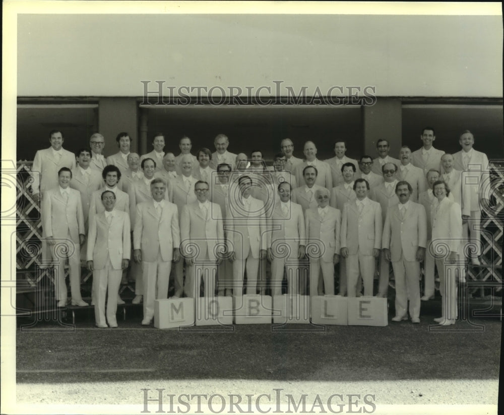 1979 Press Photo The Barbershoppes choir of Mobile, Alabama - amra08406- Historic Images