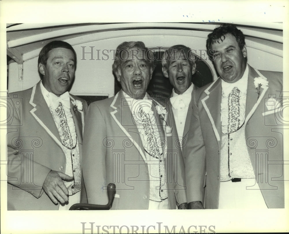 Press Photo Barber Shop Quartet, Alabama- Historic Images