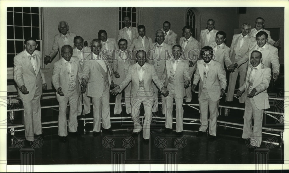 1988 Press Photo Group of Barber Shop Quartets, Alabama - amra08441- Historic Images