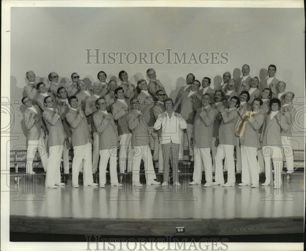 1977 Press Photo Azalea City Chorus of The Mobile Chapter of SPEBSOSA, Alabama- Historic Images