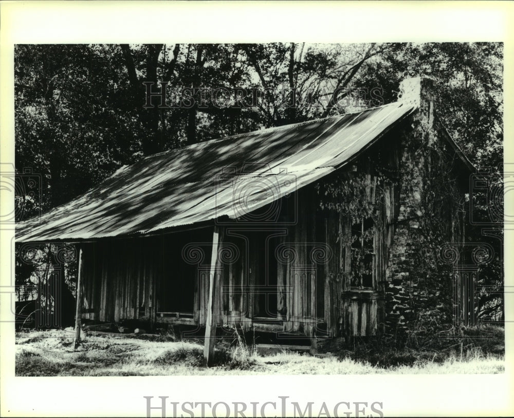 1987 Press Photo Old Tony Parnell Place in Hawthorne, Alabama- Historic Images