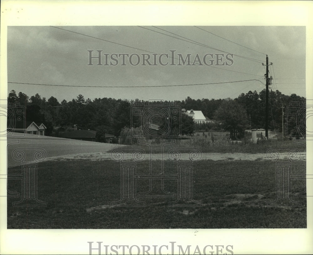 1986 Press Photo City view of Frankville, Alabama - Historic Images