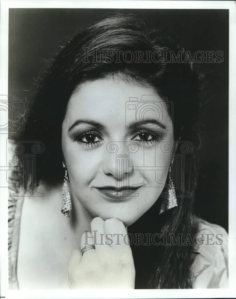 1988 Press Photo Stella Zambalis, Mezzo-Soprano, Mobile Opera, Alabama- Historic Images