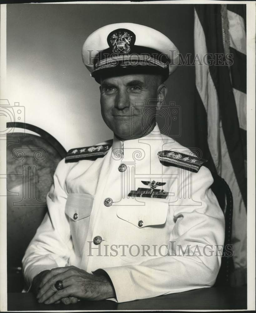 1973 Press Photo Rear Admiral J.L. Abbott, Alabama - amra08880