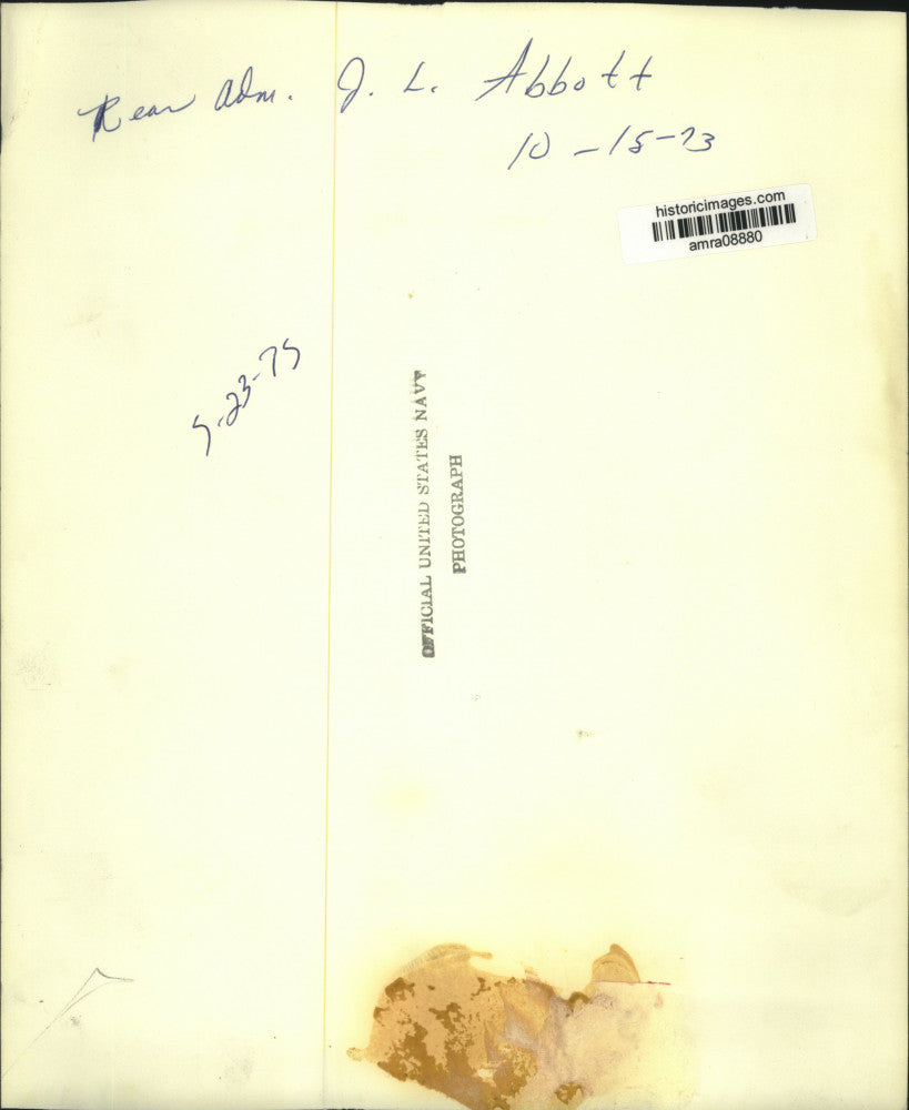 1973 Press Photo Rear Admiral J.L. Abbott, Alabama - amra08880