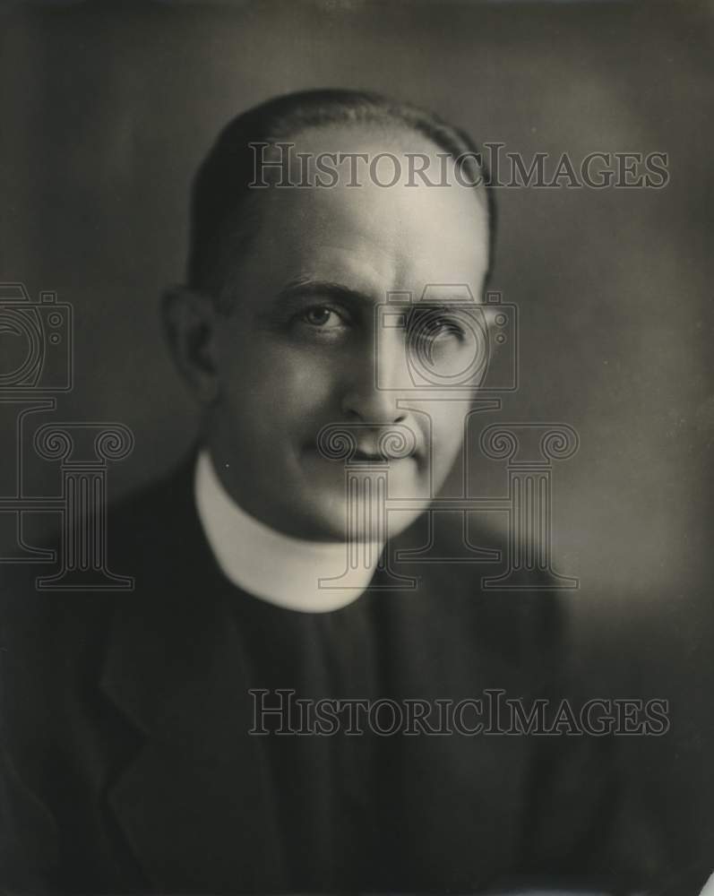 Press Photo Father William Doris O&#39;Leary, S.J., Spring Hill College, Mobile- Historic Images