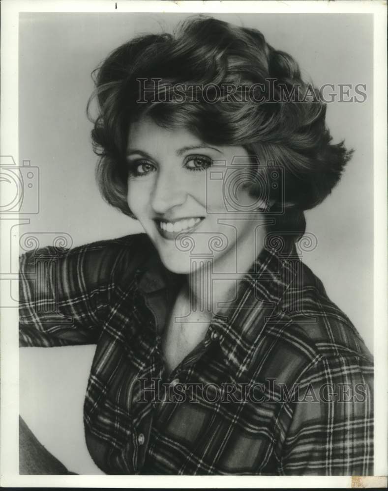 1984 Press Photo America’s Junior Miss judge Fannie Flagg - amra09156- Historic Images