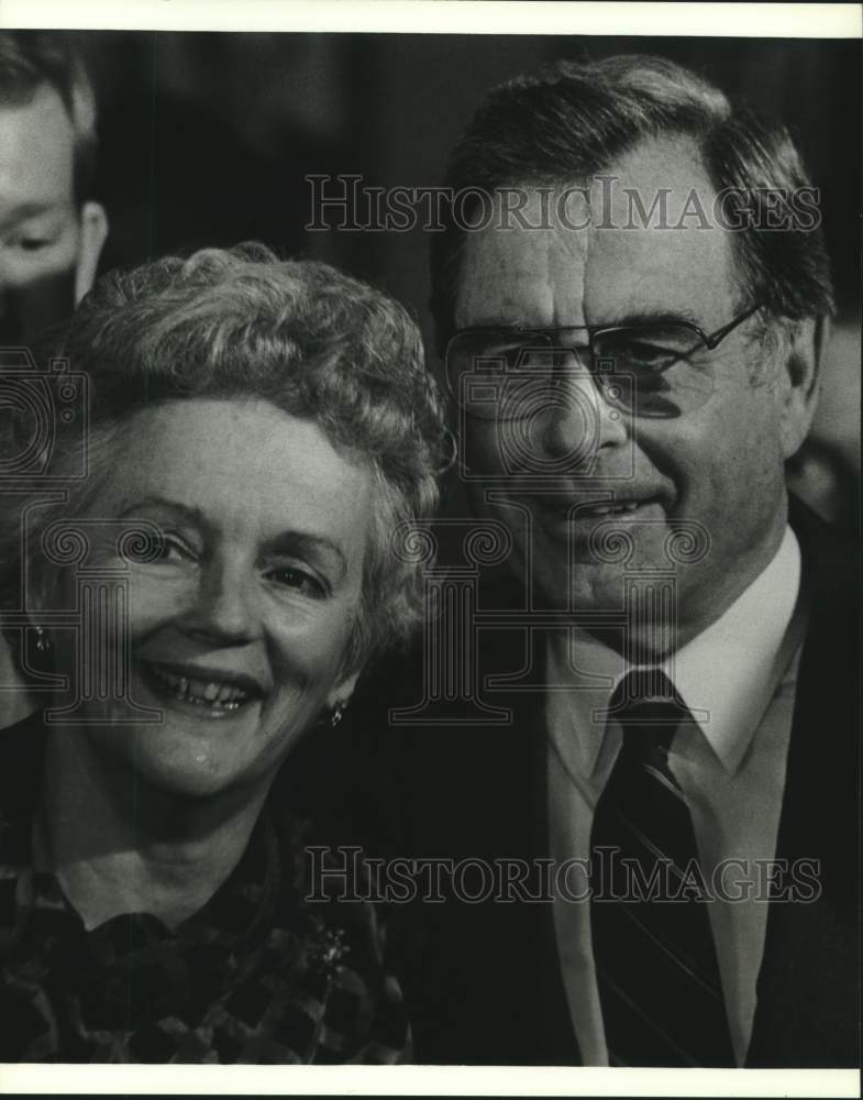 1986 Press Photo Mr. and Mrs. J. Denton, Alabama- Historic Images