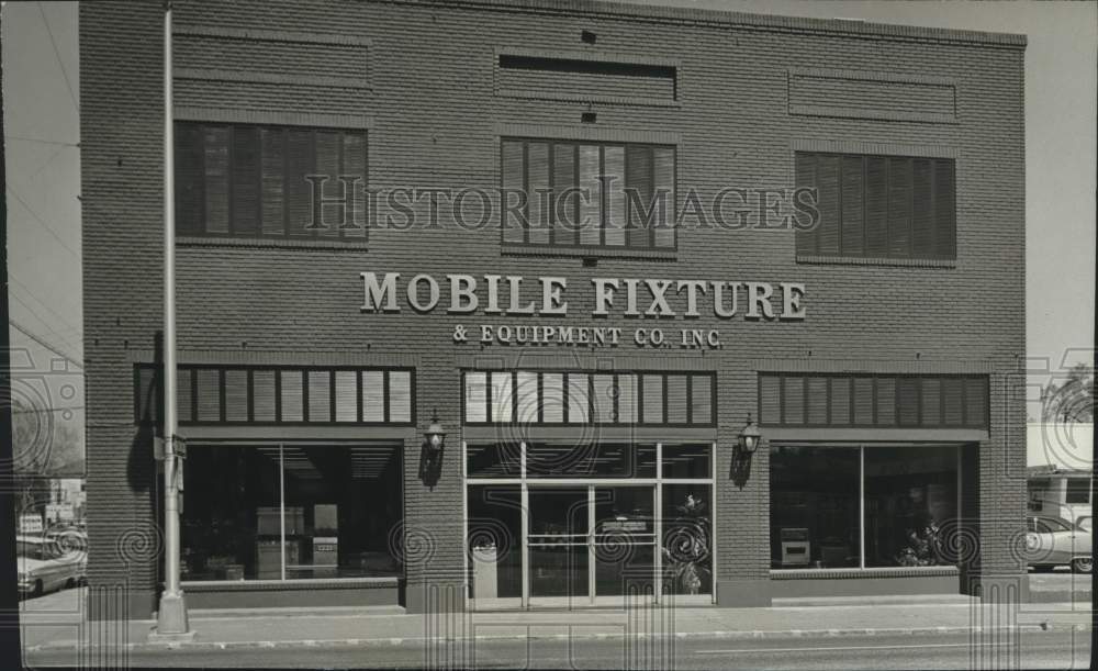 1968 Press Photo Exterior of Mobile Fixture and Equipment Company, Alabama- Historic Images