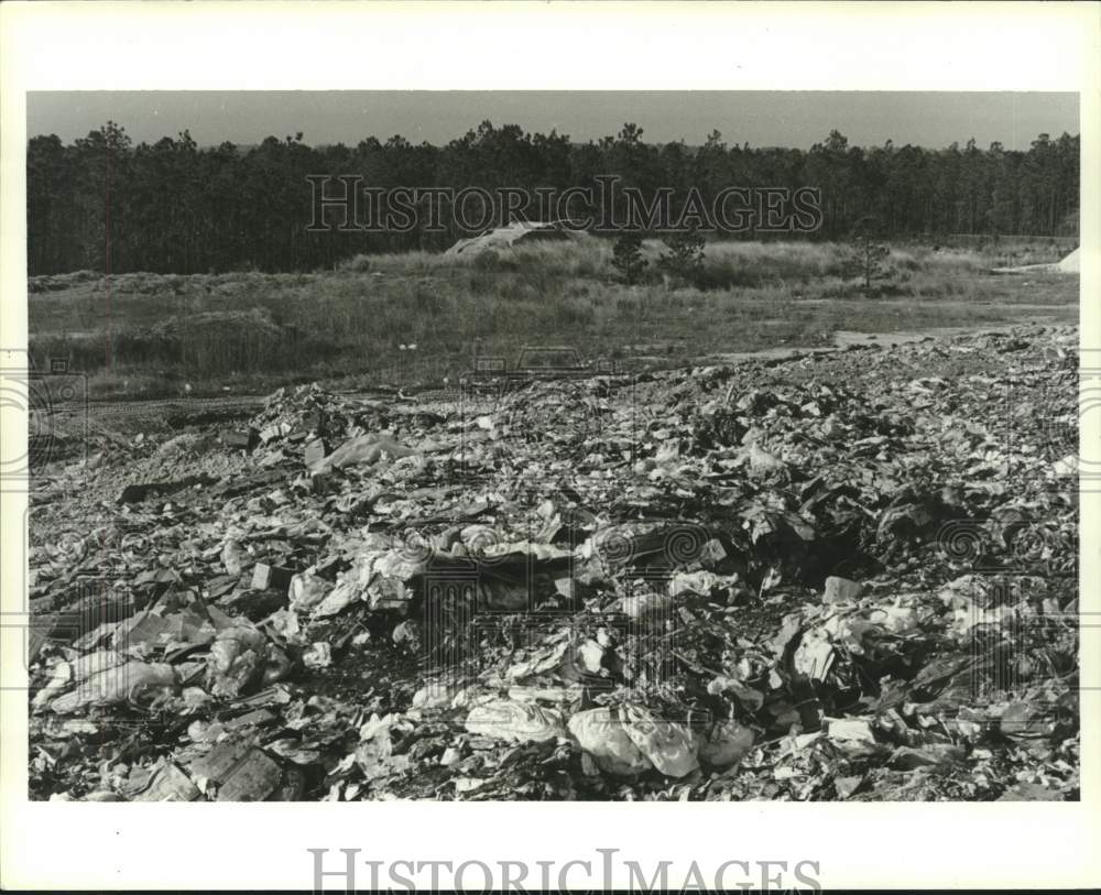 1988 Press Photo Landfill in Chunchula, Alabama - Historic Images