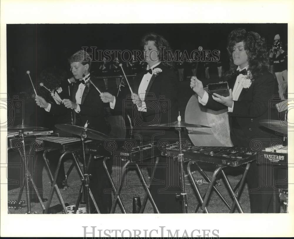 1990 Press Photo Performers at Gastonia Band Festival, Alabama - amra09971- Historic Images