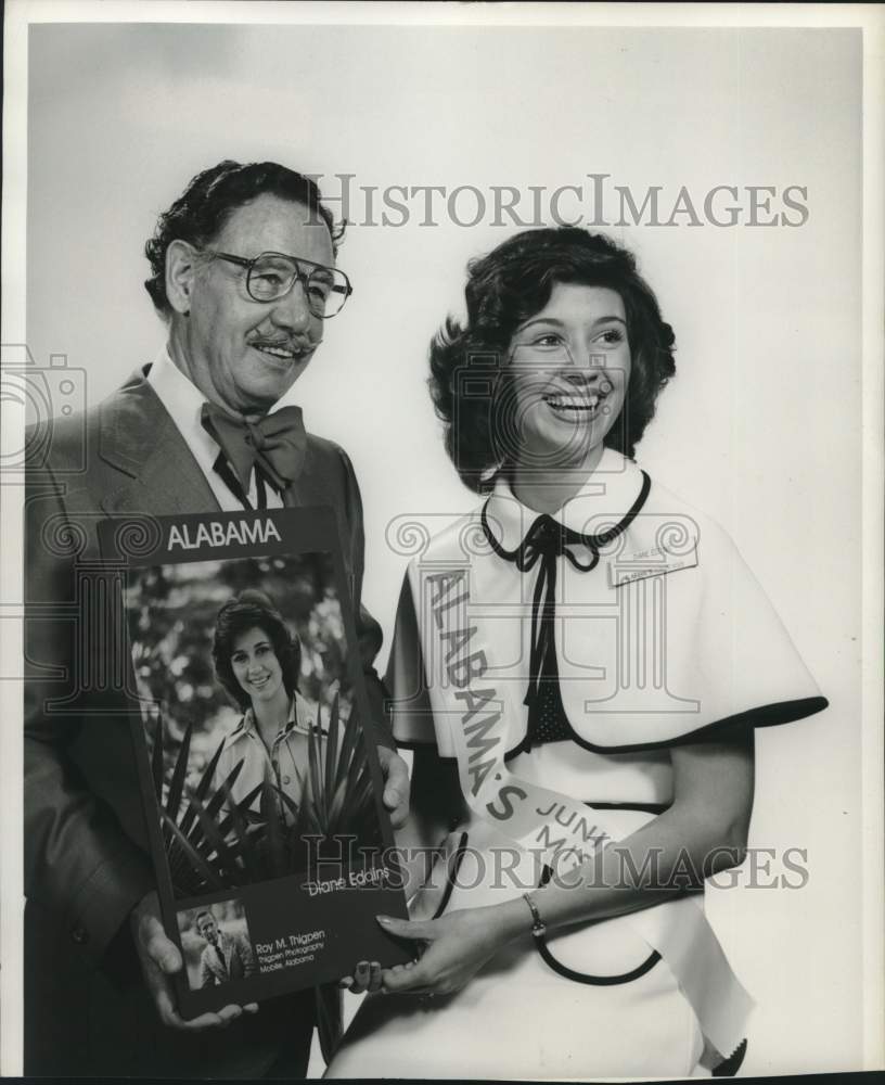 1975 Press Photo Alabama&#39;a Junior Miss 1975 Diane Eddins- Historic Images