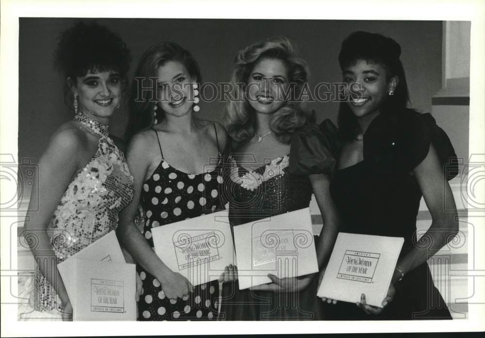 1991 Press Photo Jr. Miss Woman of the Year winners in Alabama - Historic Images